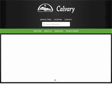 Tablet Screenshot of calvaryupc.com
